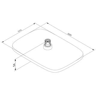 Верхний душ Damixa Gala 953050000 Хром